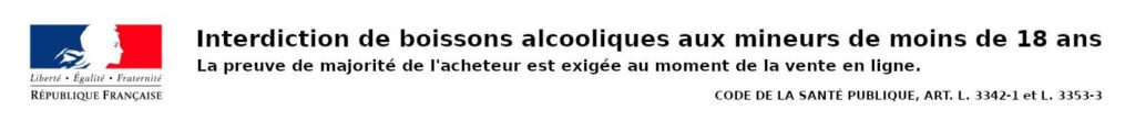 Image de l'interdiction de boissons alcooliques aux mineurs de moins de 18 an