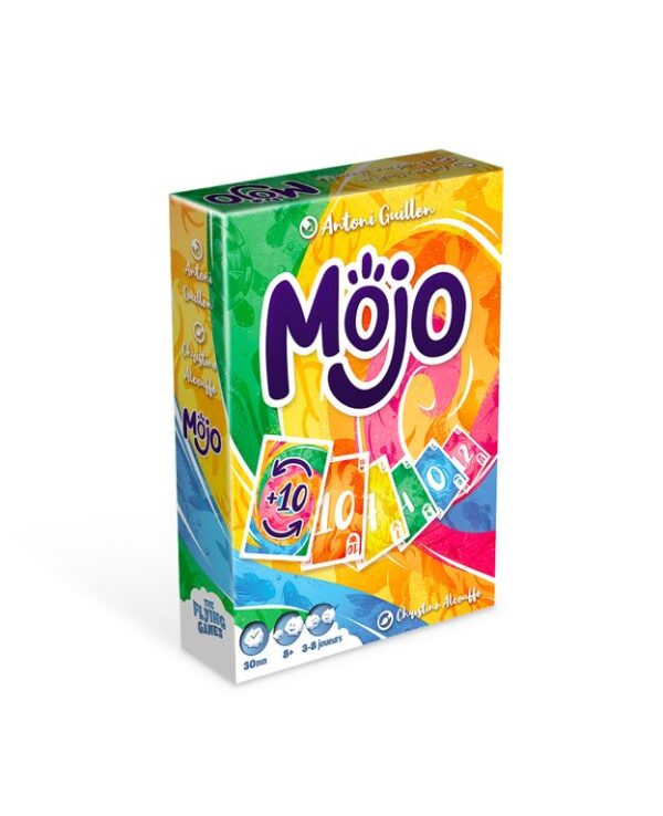 Présentation de la boite du jeu de société Mojo