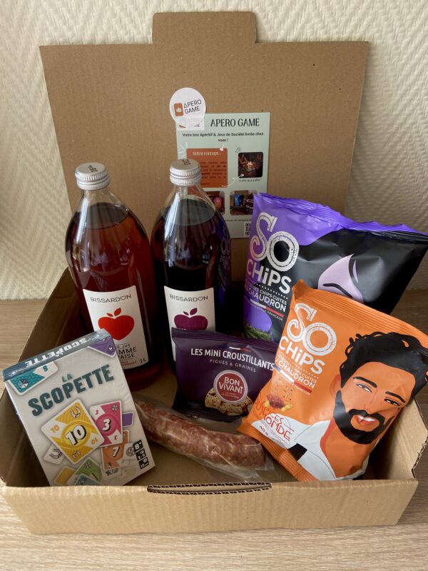 Box d'été avec jus